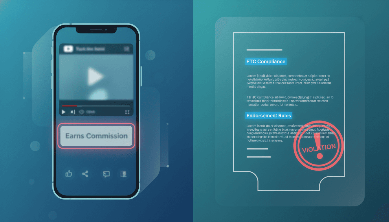 Illustration for: Your Influencer Marketing Is Breaking the Law (Here's How to Fix It)