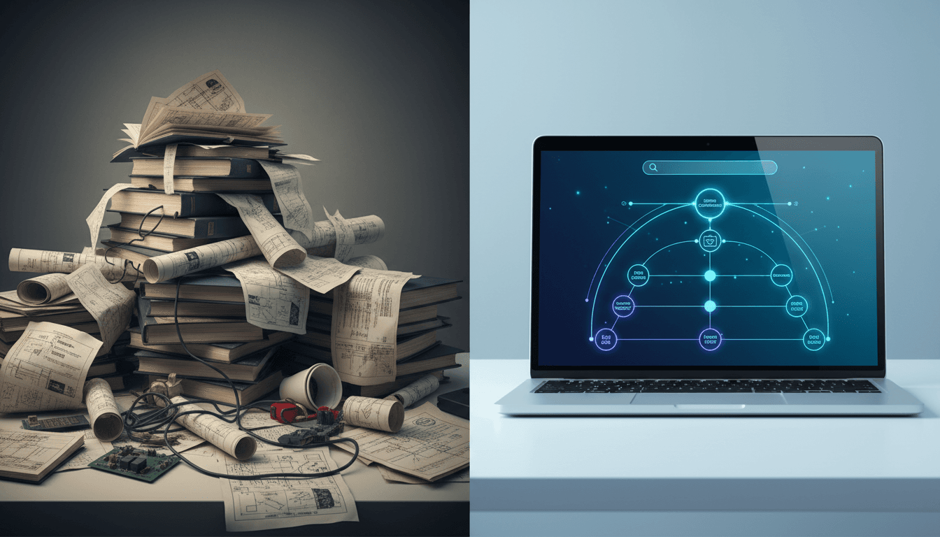 Illustration for: Stop Wasting Months on Manual Troubleshooting: How AI Reads Technical Manuals for You